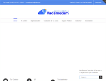 Tablet Screenshot of cmvademecum.es